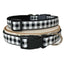 Farmhouse Check Adjustable Dog Collar