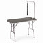 36 - Inch Black Bone - Shaped Folding Table - Dog Hugs Cat