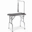 36 - Inch Black Bone - Shaped Folding Table - Dog Hugs Cat