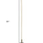 Minimalist Ambient Glow Led Floor Lamp With Dimmer In Antique Brass And Black Marble