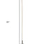 Minimalist Ambient Glow Led Floor Lamp With Dimmer In Antique Brass And Black Marble