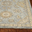 2' X 3' Sage Green Wool Floral Distressed Area Rug