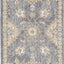 2' X 3' Sage Green Wool Floral Distressed Area Rug