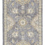 2' X 3' Sage Green Wool Floral Distressed Area Rug