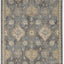 2' X 3' Gray Wool Medallion Area Rug