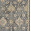 2' X 3' Gray Wool Medallion Area Rug