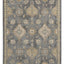 2' X 3' Gray Wool Medallion Area Rug