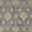 2' X 3' Gray Wool Medallion Area Rug