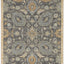 2' X 3' Taupe Machine Woven Vintage Floral Traditional Indoor Accent Rug