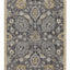 2' X 3' Taupe Machine Woven Vintage Floral Traditional Indoor Accent Rug