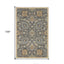 2' X 3' Taupe Machine Woven Vintage Floral Traditional Indoor Accent Rug