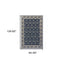 2' X 8' Navy And Gray Floral Ditsy Runner Rug