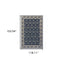 2' X 8' Navy And Gray Floral Ditsy Runner Rug