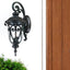 Naples 3-Light Marbelized Mahogany Wall Light