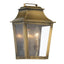 Coventry 2-Light Aged Brass Pocket Wall Light