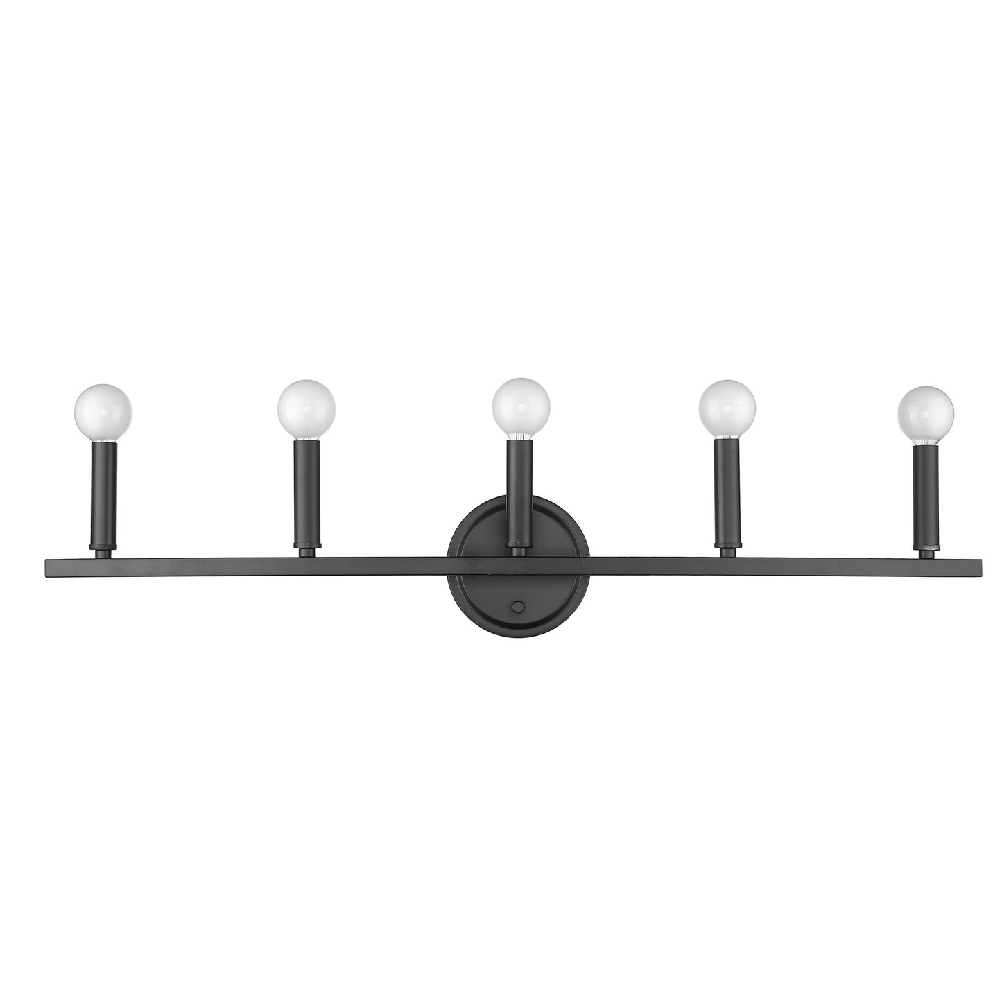 Sawyer 5-Light Matte Black Vanity