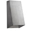 Brushed Silver Geometric Wall Sconce