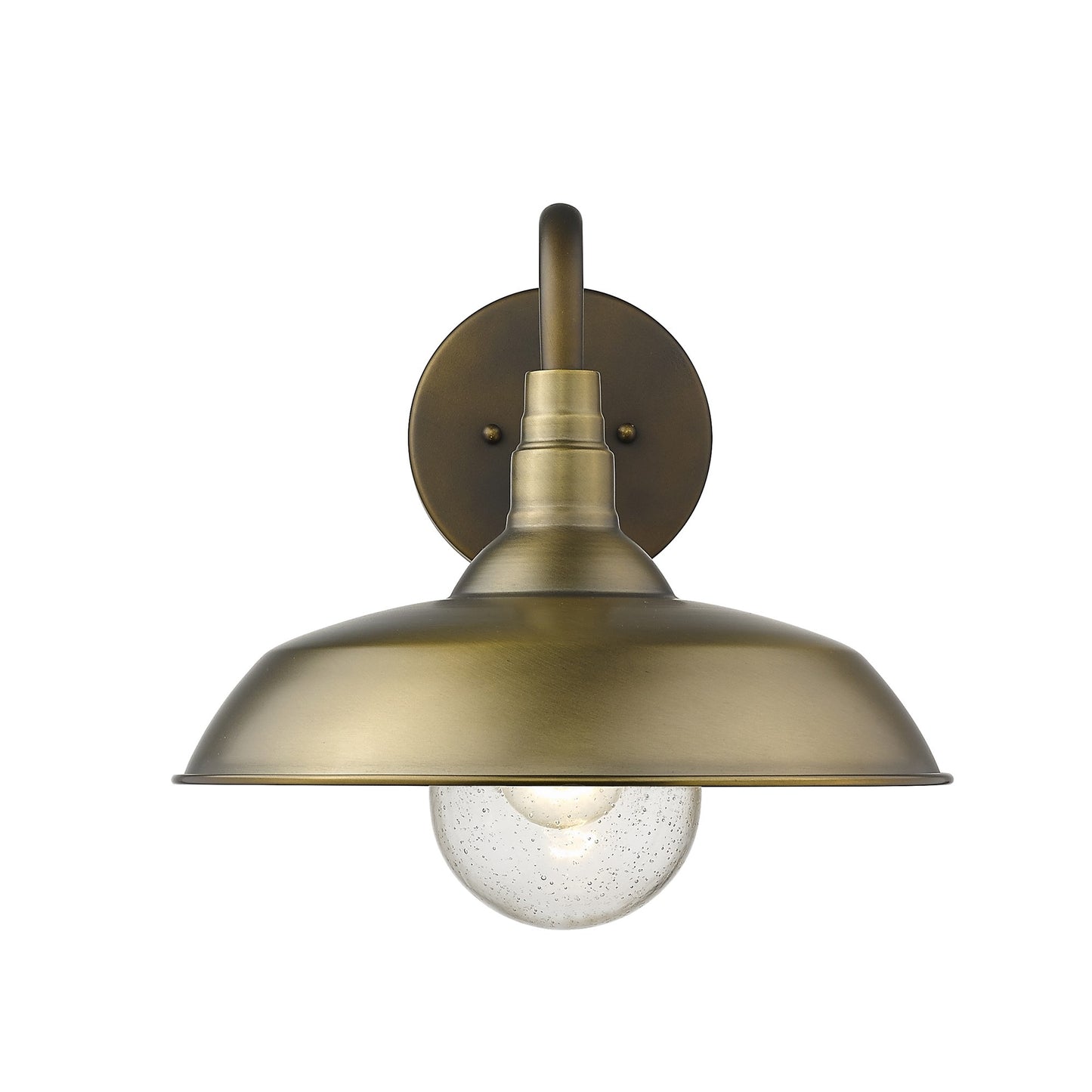 Burry 1-Light Antique Brass Wall Light