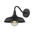 Burry 1-Light Matte Black Wall Light