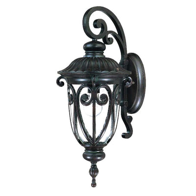 Naples 1-Light Marbelized Mahogany Wall Light