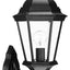 Matte Black Swing Arm Lantern Wall Light