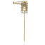 Industrial Gold Metal Wall Sconce