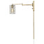 Industrial Gold Metal Wall Sconce