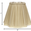 10" Pearl Grey Slanted Fancy Square Shantung Lampshade