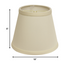 10" Ivory Empire Hardback Slanted No Slub Lampshade