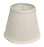 10" White Empire Hardback Slanted No Slub Lampshade