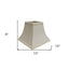 10" Ivory Square Bell No Slub Lampshade