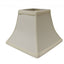 10" Ivory Square Bell No Slub Lampshade