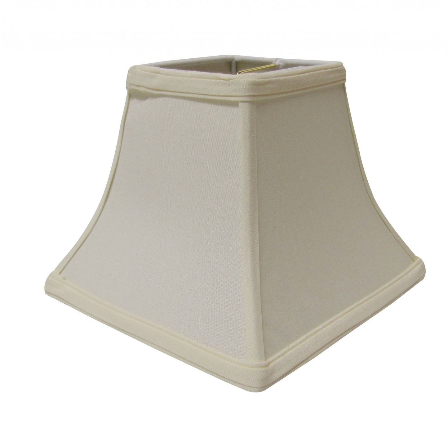 10" Ivory Square Bell No Slub Lampshade