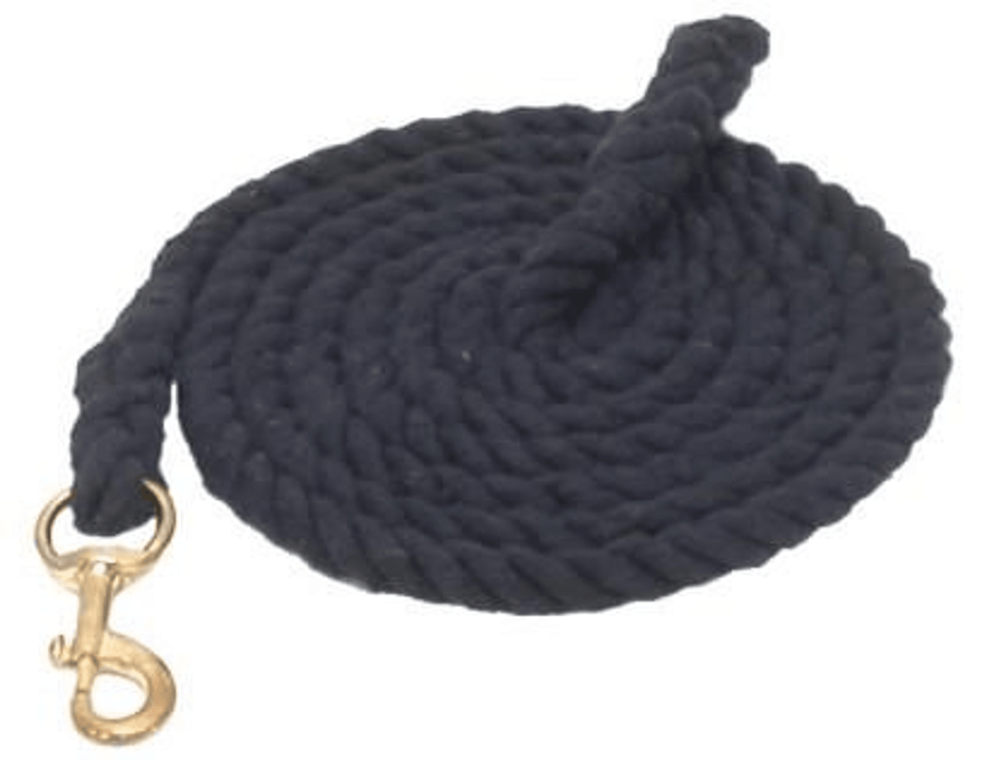 Gatsby 10' Cotton Lead with Brass Plated Bolt Snap