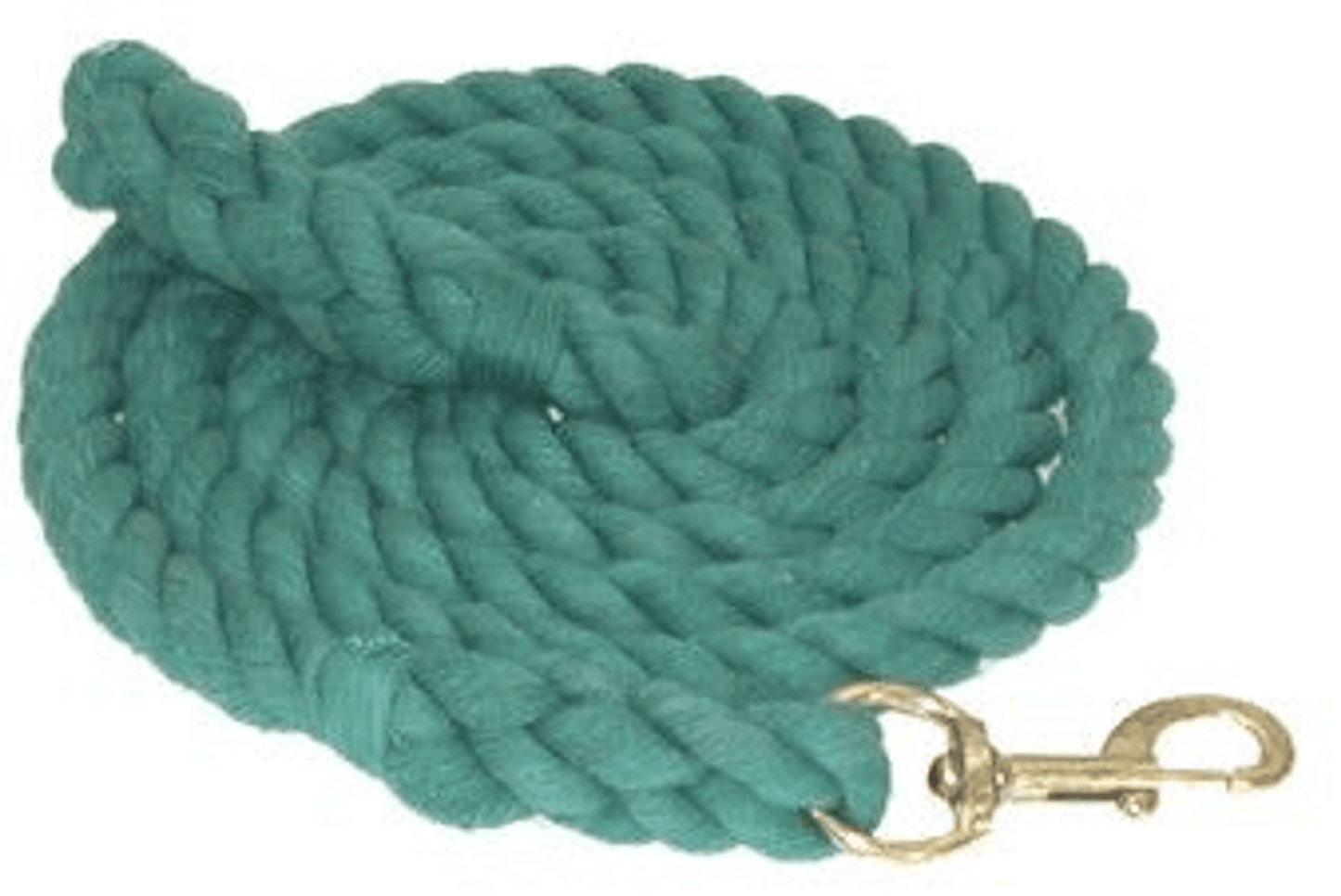 Gatsby 10' Cotton Lead with Brass Plated Bolt Snap