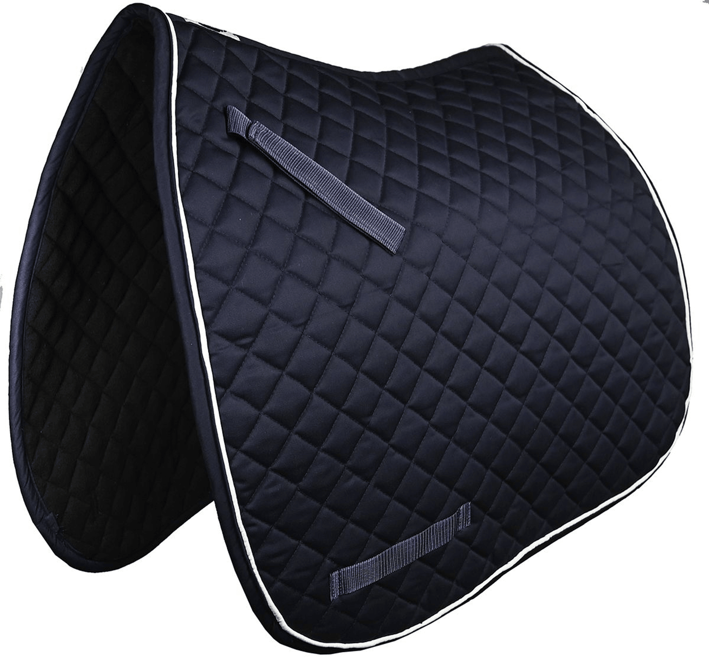 Gatsby Premium Dressage Saddle Pad - Classic Elegance in Quality Cotton