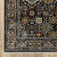 6' X 9' Blue Red Beige Orange Green And Rust Oriental Power Loom Stain Resistant Area Rug With Fringe