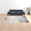 9' X 12' Beige Blue Grey Green Brown And Purple Abstract Power Loom Stain Resistant Area Rug