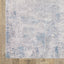 2' X 8' Grey And Blue Abstract Power Loom Stain Resistant Runner Rug