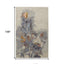 4' X 6' Blue and Gray Wool Floral Hand Tufted Area Rug