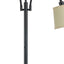 65" Bronze Two Light Traditional Shaped Floor Lamp With Tan Square Shade