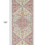 10' Pink and Ivory Oriental Power Loom Runner Rug