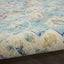 9' X 12' Ivory Floral Power Loom Area Rug