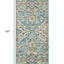 10' Ivory Floral Power Loom Runner Rug