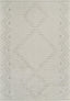 8' X 11' Cream and Beige Abstract Distressed Area Rug