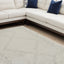 8' X 11' Cream and Beige Abstract Distressed Area Rug