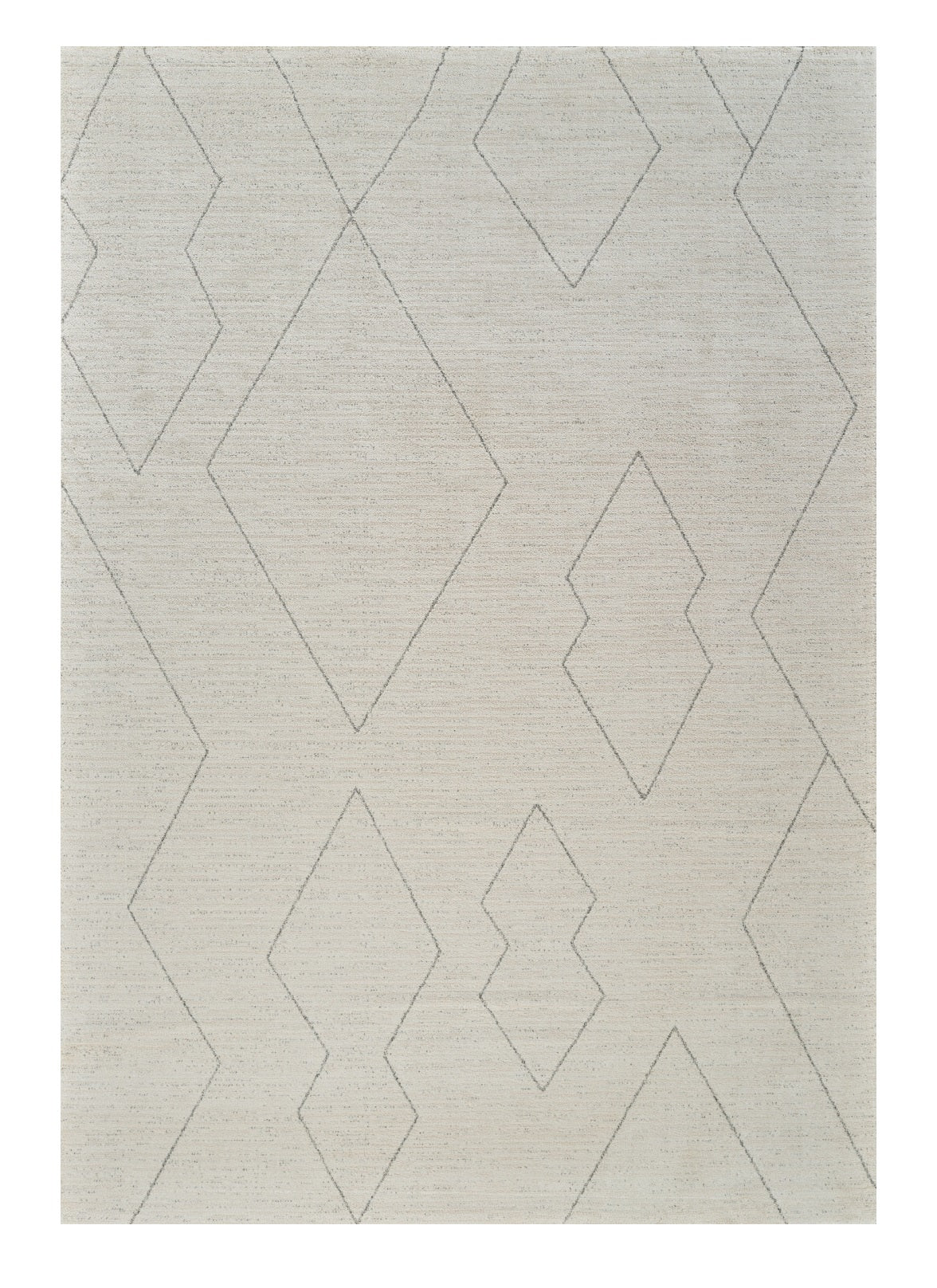 4' X 6' Cream and Beige Abstract Distressed Area Rug