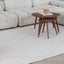 4' X 6' Cream and Beige Abstract Distressed Area Rug