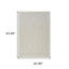 8' X 11' Cream and Beige Abstract Distressed Area Rug