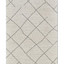 8' Cream and Beige Abstract Distressed Area Rug